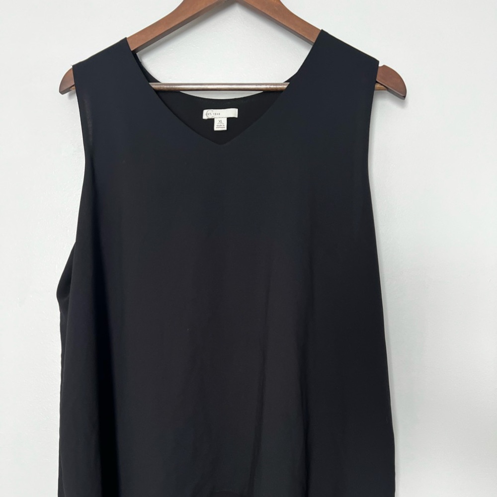 Flowy black blouse